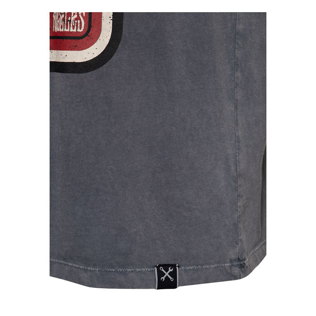 King Kerosin Speedshop T-Shirt Steel Grey