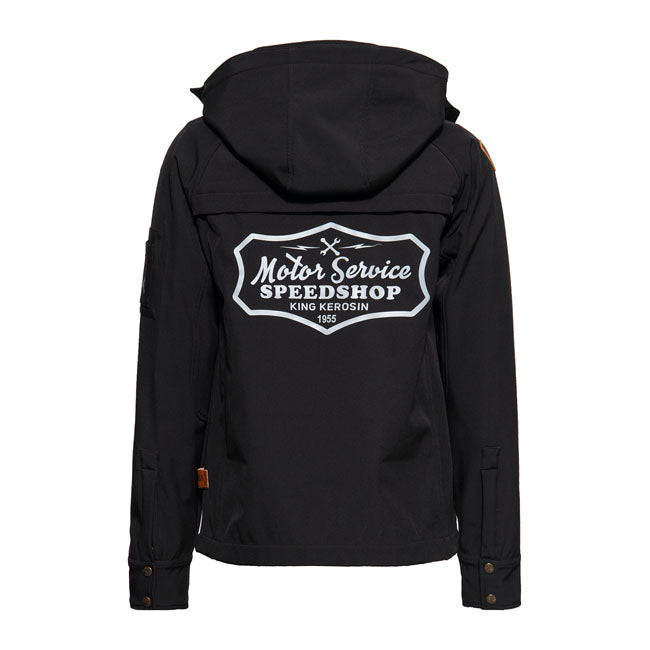 King Kerosin Service Speedshop Adventure Gear Jacket Black