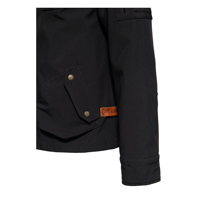 King Kerosin Service Speedshop Adventure Gear Jacket Black