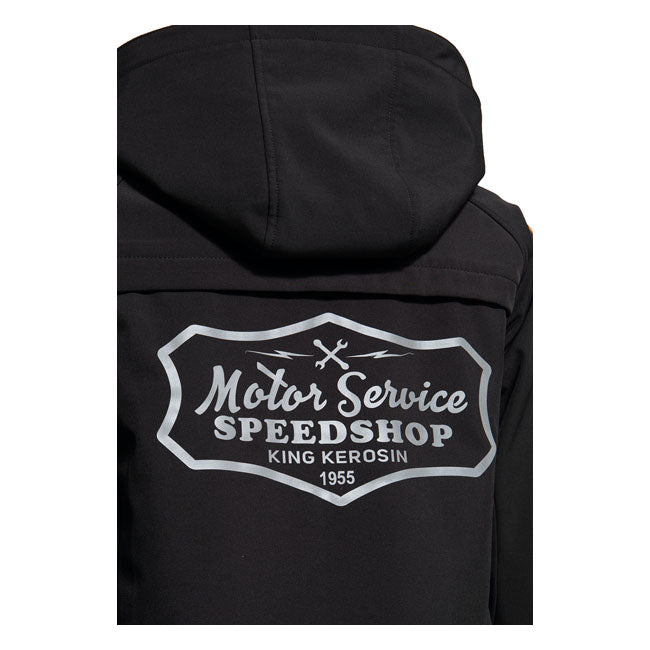 King Kerosin Service Speedshop Adventure Gear Jacket Black