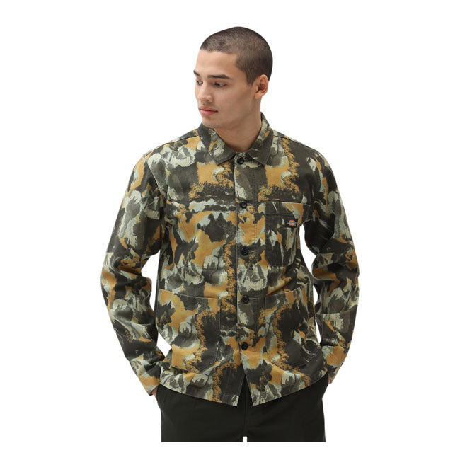 Dickies Crafted Camo Overshirt Camouflage