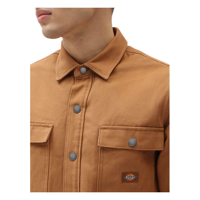 Dickies DC Shacket Shirt Brown Duck