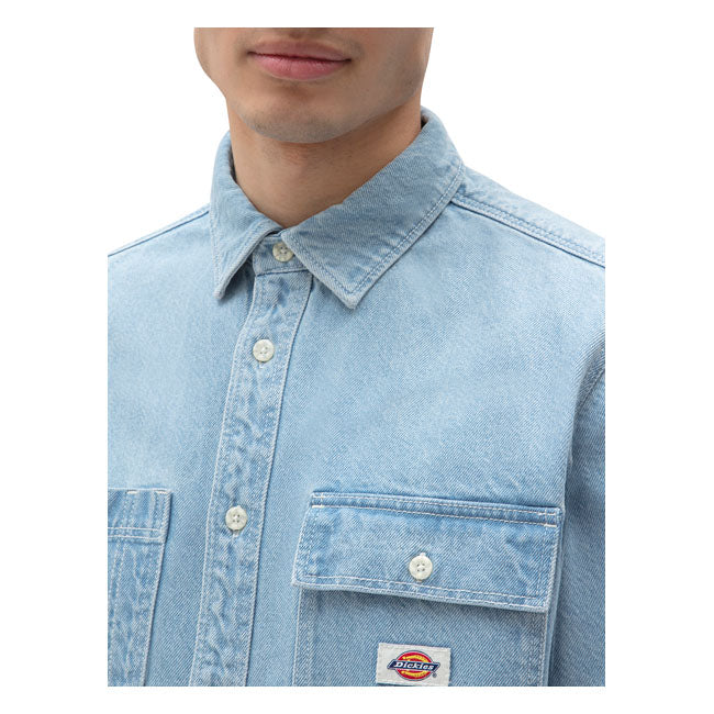 Dickies Kibler Shirt Vintage Aged Blue