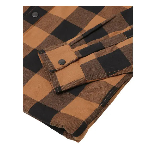 Dickies Sherpa Lined Sacramento Shirt Brown Duck  - FREE UK Shipping, FREE 365 Day Returns | Moto Central