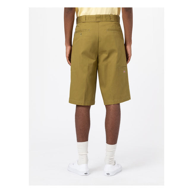 Dickies 13 Inch Multi Pocket Work Shorts Green Moss