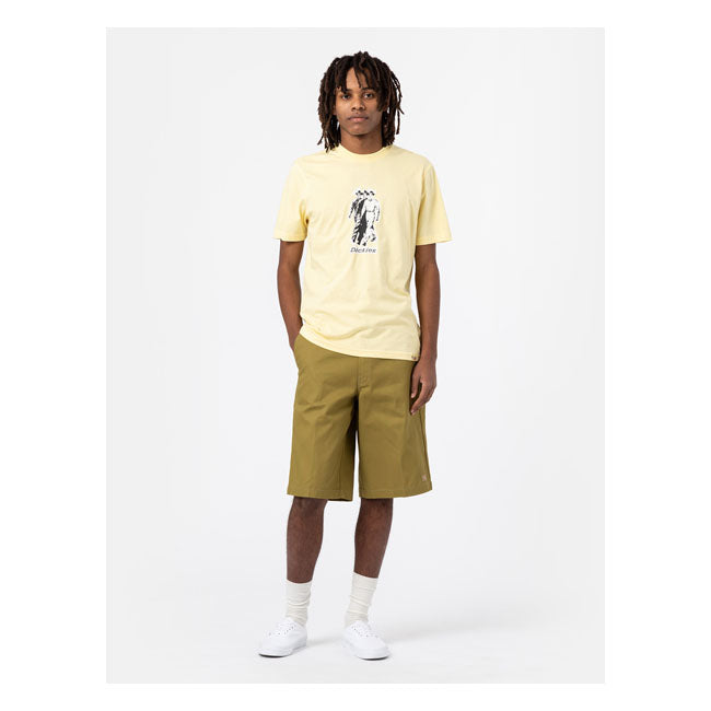 Dickies 13 Inch Multi Pocket Work Shorts Green Moss