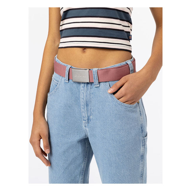 Dickies Brookston Belt Whitered Rose