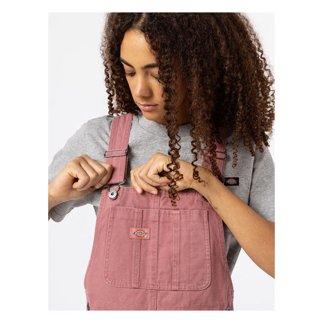 Dickies DC Shorts Ladies Bib Withered Rose