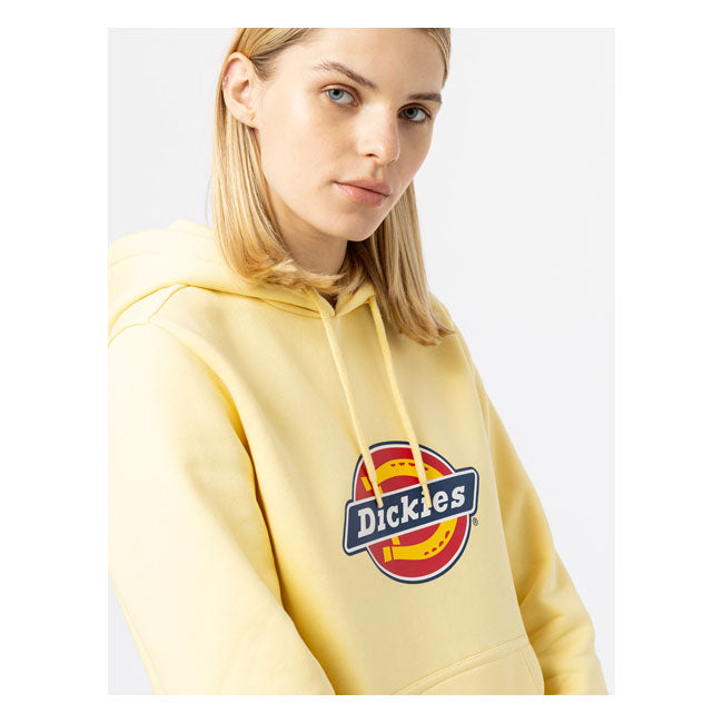 Dickies Icon Logo Ladies Hoodie Pale Banana