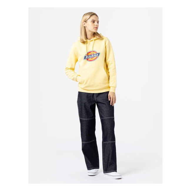 Dickies Icon Logo Ladies Hoodie Pale Banana