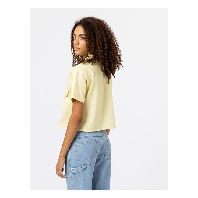 Dickies Ladies Work Shirt Pale Banana
