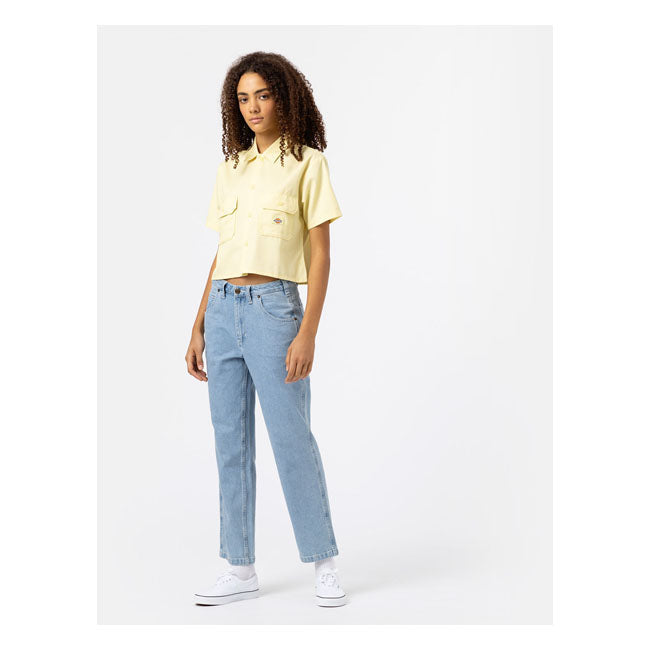 Dickies Ladies Work Shirt Pale Banana