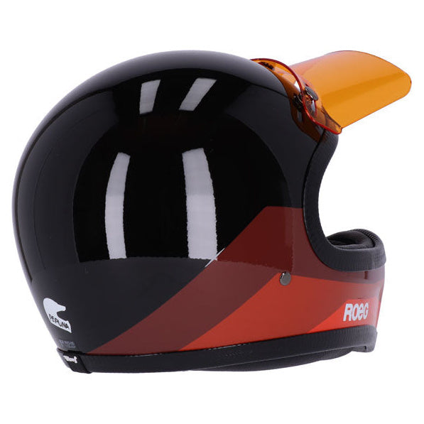 Roeg Peruna 2.0 Mauna Gloss Graphic adventure motorcycle helmet, rear-right three-quarter view