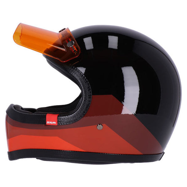 Roeg Peruna 2.0 Mauna Gloss Graphic adventure motorcycle helmet, left-side view