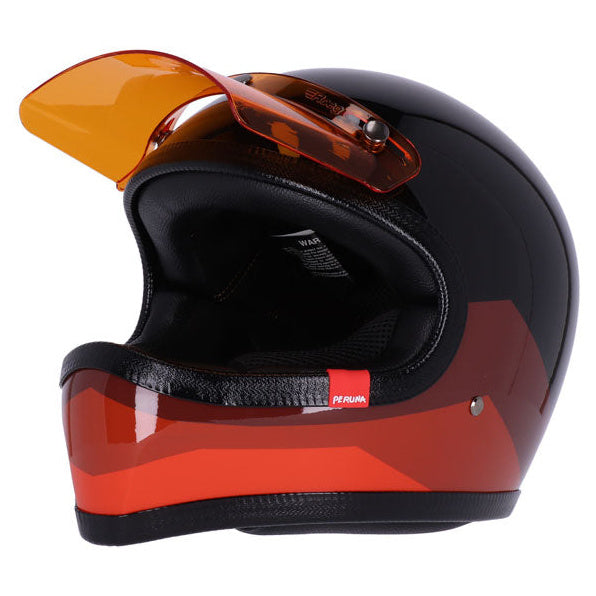 Roeg Peruna 2.0 Mauna Gloss Graphic adventure motorcycle helmet, left-front three-quarter view