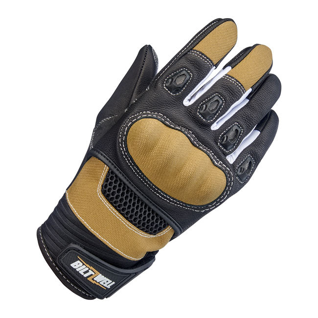 Biltwell Bridgeport Gloves Tan / Black