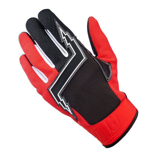 Biltwell Baja Gloves Red / Black