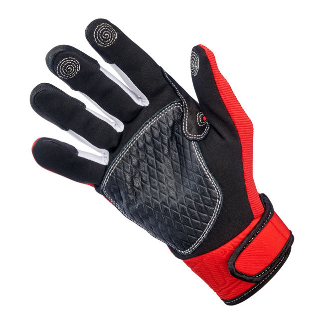 Biltwell Baja Gloves Red / Black