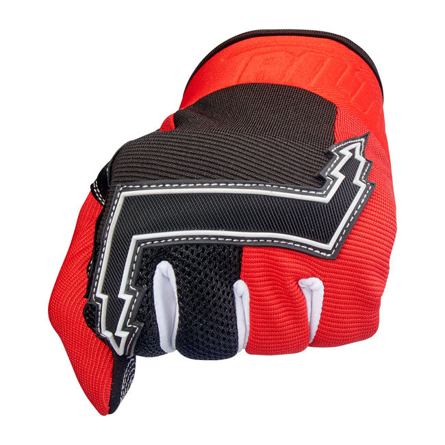Biltwell Baja Gloves Red / Black