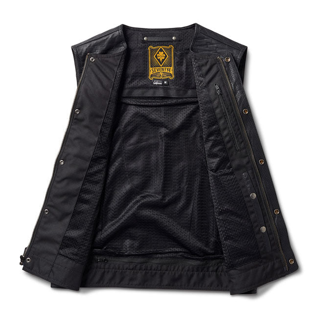 Roland Sands Design Lewis 74 Vest Black / Lightning
