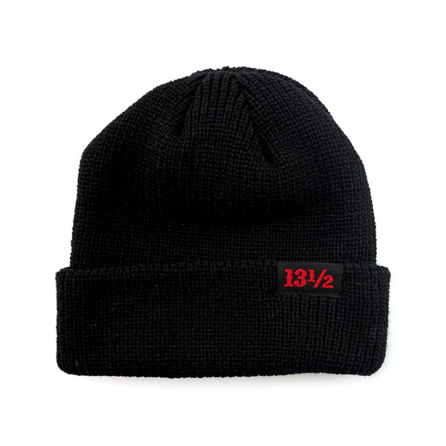 13 And A Half Magazine Beanie Black