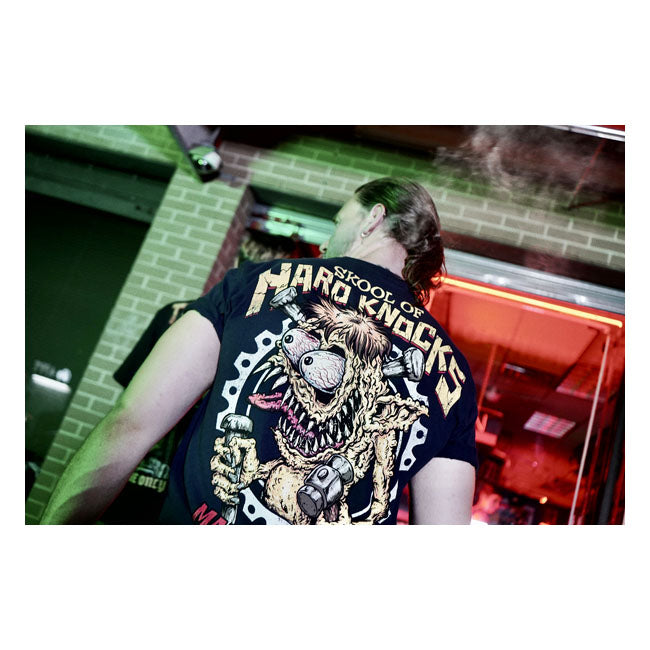 Lethal Threat Skool Of Hard Knocks T-Shirt Blue