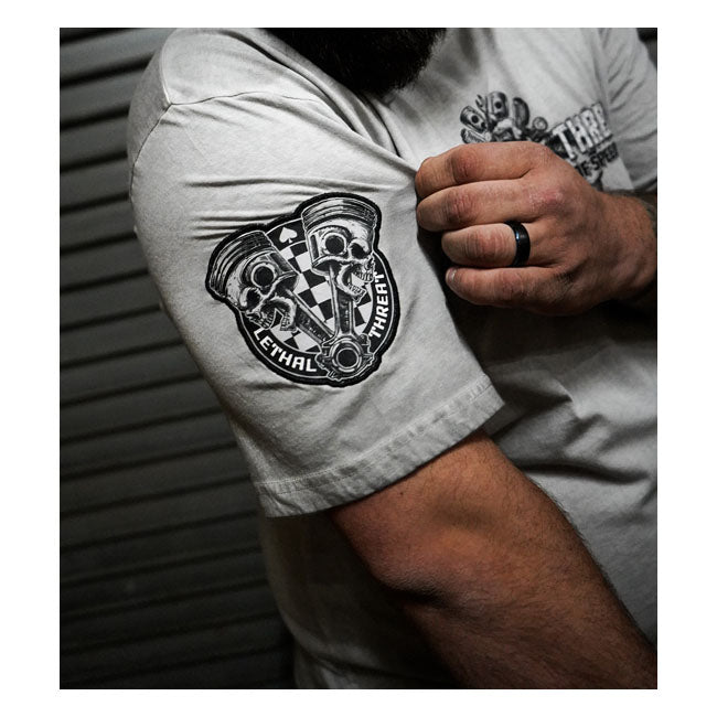 Lethal Threat Blow Your Mind Kustoms T-Shirt Grey