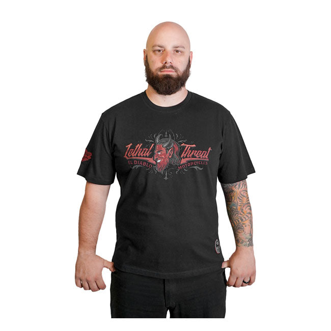 Lethal Threat EL Diablo T-Shirt Black