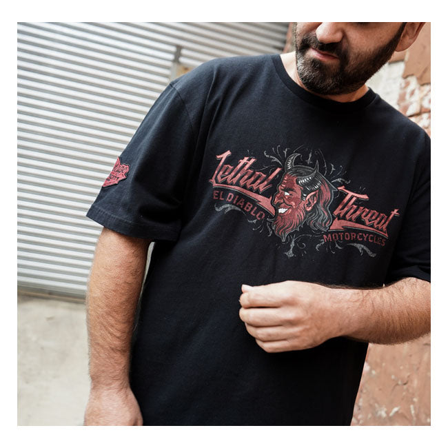 Lethal Threat EL Diablo T-Shirt Black