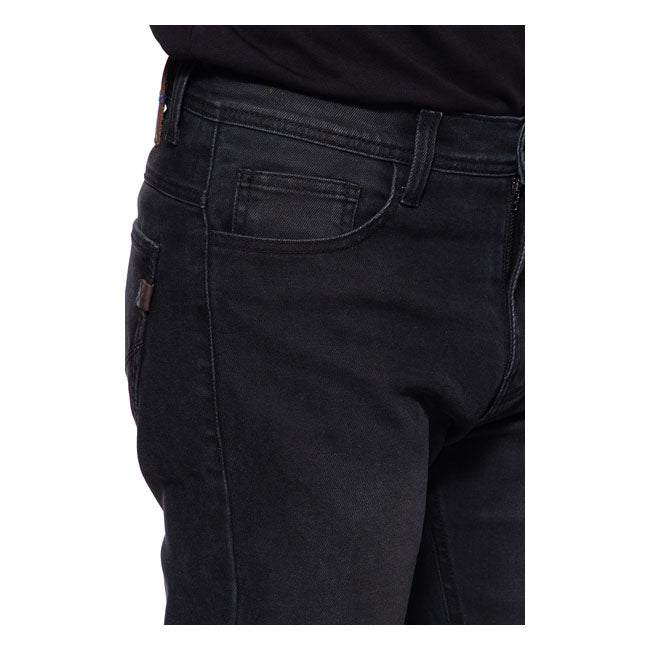King Kerosin Kustombuilt Motor Gear Jeans Light Black Wash