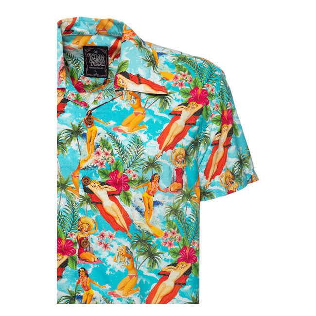 King Kerosin Vintage Summer AOP Shirt Multicolor