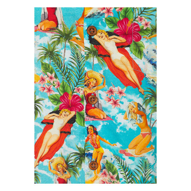 King Kerosin Vintage Summer AOP Shirt Multicolor