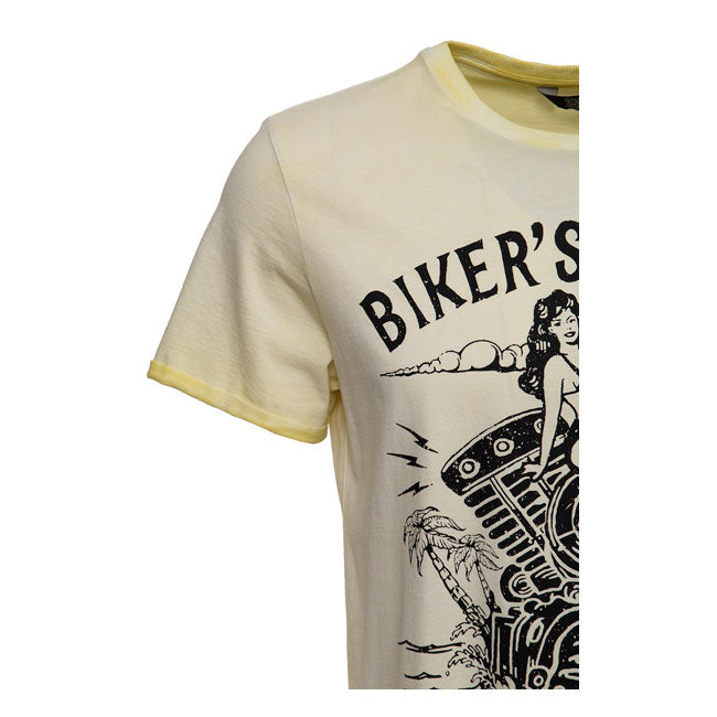 King Kerosin Bikers Island T-Shirt Lime