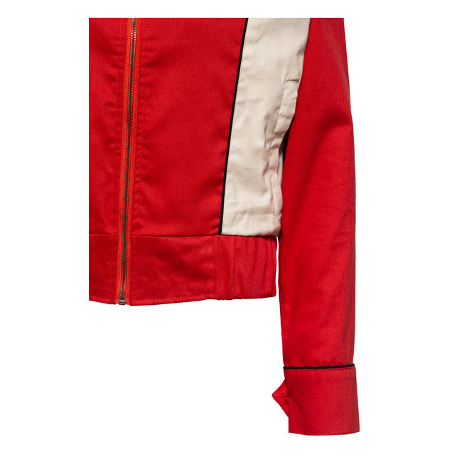 King Kerosin Queen Kerosin Motorway Riders Ladies Jacket Red / White