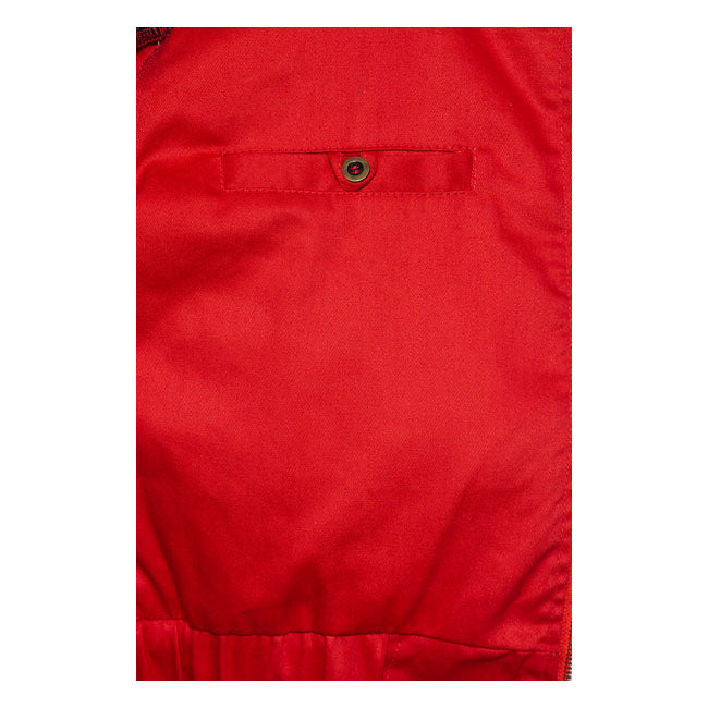 King Kerosin Queen Kerosin Motorway Riders Ladies Jacket Red / White