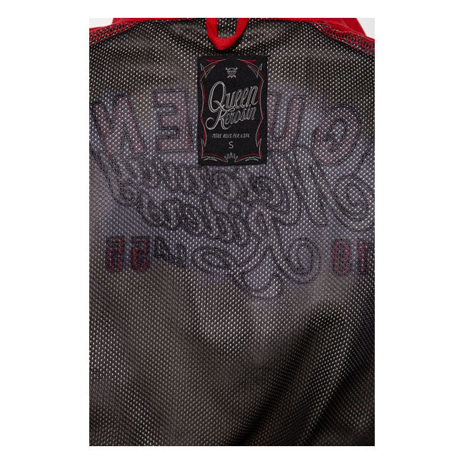 King Kerosin Queen Kerosin Motorway Riders Ladies Jacket Red / White