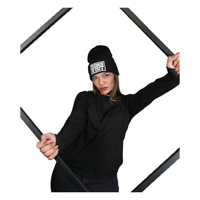 Down-N-Out Psyche Logo Beanie Black