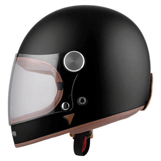 ByCity Roadster 2 Matt Black full-face motorcycle helmet, left-side view