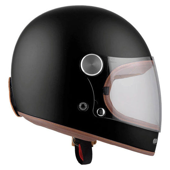 ByCity Roadster 2 Matt Black full-face motorcycle helmet, right-side view