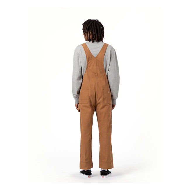 Dickies Duck Canvas Bib Stone Washed Brown Duck
