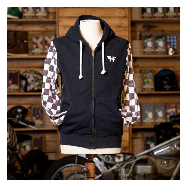 Holy Freedom Caferace Hooded Windstop Sweat Shirt Black