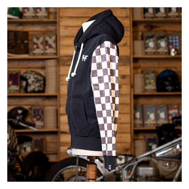 Holy Freedom Caferace Hooded Windstop Sweat Shirt Black