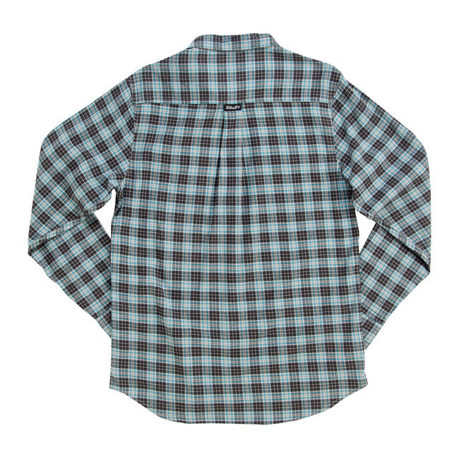 Biltwell Pacific Flannel Shirt Grey / Agave / Black