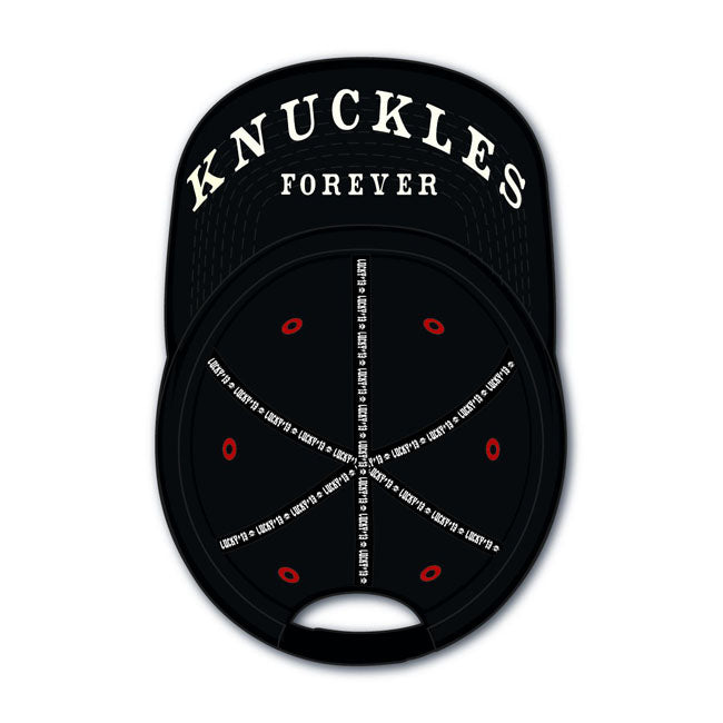 Lucky 13 Knuckles Forever Snapback Cap Black