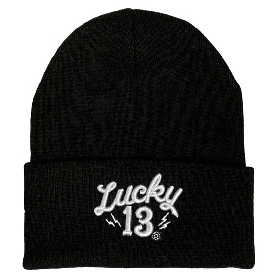 Lucky 13 Shocker Beanie Black - product view
