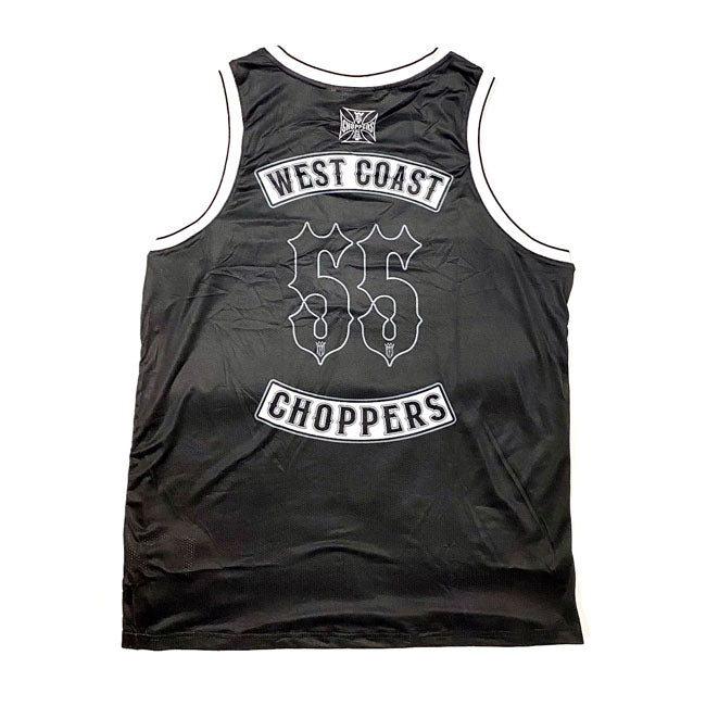 West Coast Choppers 55 Basket Game Jersey Black