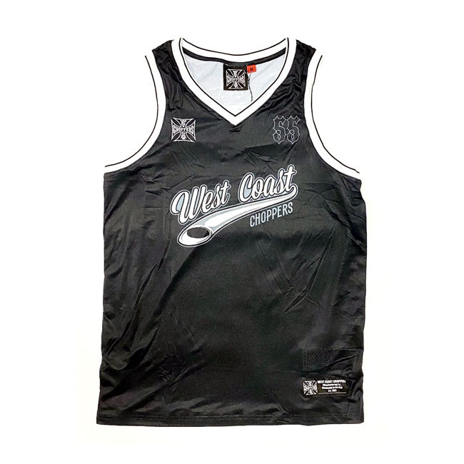 West Coast Choppers 55 Basket Game Jersey Black