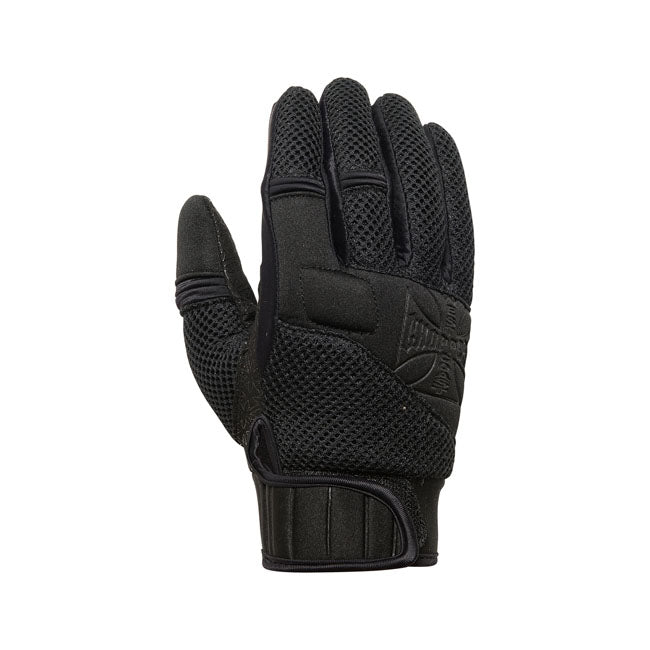 West Coast Choppers Statement Neoprene Textile Gloves Black