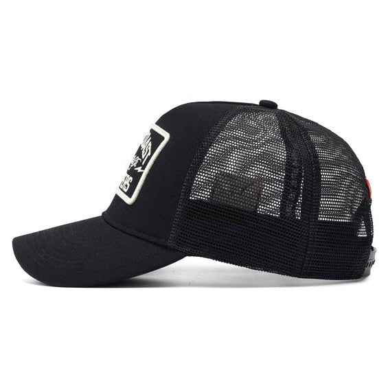 West Coast Choppers Motorcycle Co. 5-Panel Trucker Cap Black - alternate product view