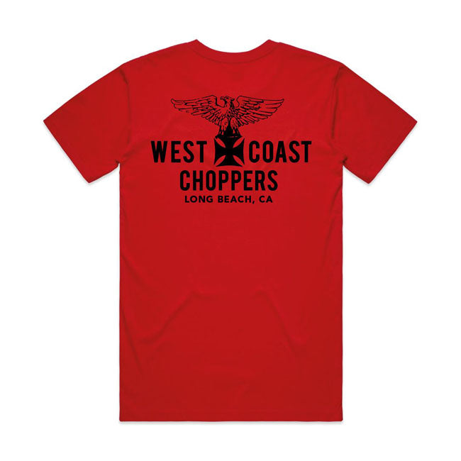 West Coast Choppers Eagle T-Shirt Red